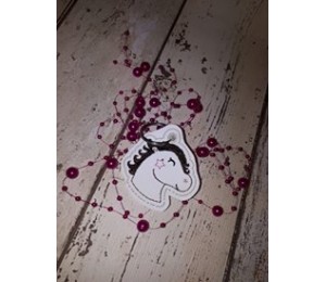 Stickserie - Pferd Pferdekopf - mit ITH Stifteaufsatz & Anhänger